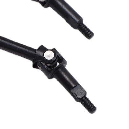 RC Steel Drive Shafts CVD Axle Set for SCX30 1 30 Crawlers Black Metal Front Rear Replacement Smooth Steering Direct Fit for Trail Rock Indoor RC Hobbyists
