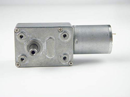 Worm Geared Drive Motor 370WG 12V DC 0.9RPM for Automation Equipment - size: 12V, style: 0.9 RPM