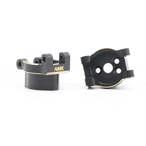TRX4 Brass Caster Blocks C-Hubs Steering Knuckle Rear Axle Mount Housings Inner Brass Counter Weight for 1/10 RC Crawler TRX6 TRX4 Upgrade Parts (A 6-in-1)
