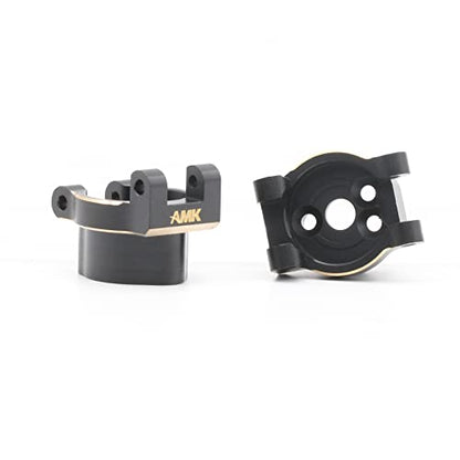 TRX4 Brass Caster Blocks C-Hubs Steering Knuckle Rear Axle Mount Housings Inner Brass Counter Weight for 1/10 RC Crawler TRX6 TRX4 Upgrade Parts (A 6-in-1)
