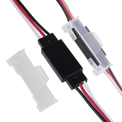 Hobbypark Servo Extension Safety Cable Connector Clips Wire Lead Lock Nylon for RC Models (20-Pack)
