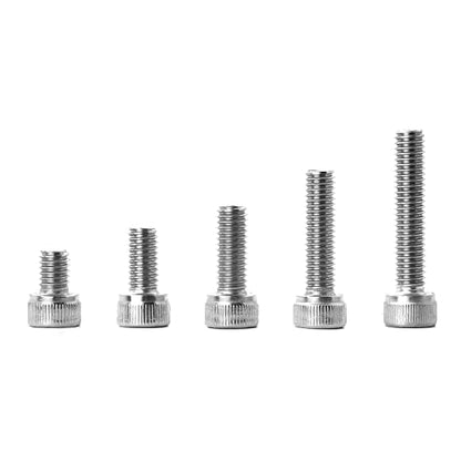 M5 x 8mm 12mm 16mm 20mm 25mm Hex Socket Head Cap Screws Bolts 304 Stainless Steel Allen Hex Drive Metric Machine, Fully Threaded, Assortment Kit 50PCS - size: M5 x 8/12/16/20/25mm (50PCS)