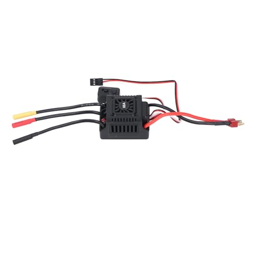 Brushless ESC, Dust Proof RC Brushless Motor Electric Speed Controller 8 Levels Drag Brake Force 4 Levels Maximum Braking Force for Model Car