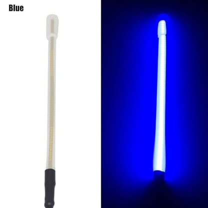 1/10 RC Car Light,LED Light Bar, Taillight,Flexible Strip Tube Whip Light,Antenna Lights for 1/8 Tamiya Losi HPI Rustler Axial TRX4 SCX10 Car Truck Crawler Upgrade Parts (Blue) - color: Blue