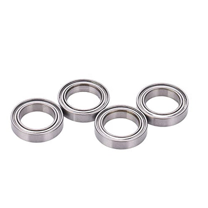 RC Ball Bearings Kit, 12mm Inner Diameter, Stainless Steel, Set of 4, for 1/10 RC Crawler Vehicles
