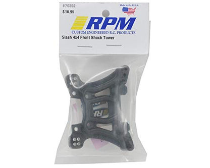 RPM R/C (Black) Front & Rear Shock Tower For (Additional item required for clipless setup) Traxxas Slash 4x4, Stampede 4x4, Telluride 4x4