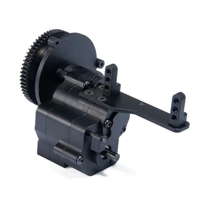RC Car Models Parts for Axial for Wraith Rr10 90048 90018 90053 1/10 Rc Crawler Car Aluminum 2 Speed Transmission Center Gearbox and Cover Parts(Gearbox) - size: Gearbox