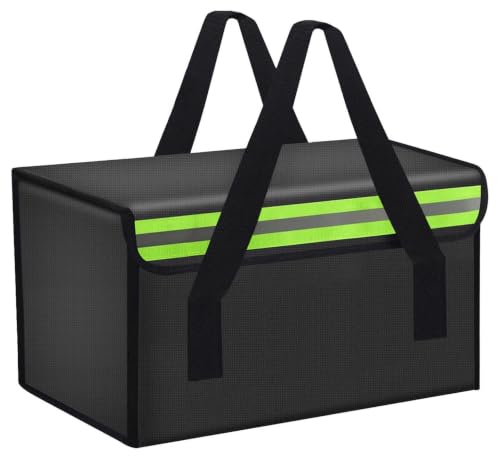 14.18"x9.85"x7.88" Ebike Lipo Battery Safe Bag Large Capatity Bag for Lipo Battery Pack Storage Charging Transport,Home Office Travel Lipo Safe Storage Pouch - size: 360*250*200mm