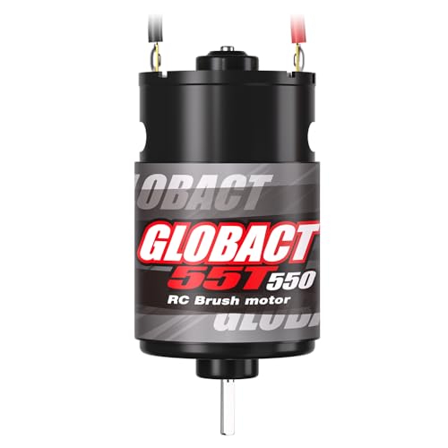 Globact 550 55T Brushed Motor for 1/10 RC Crawler TRX4 SCX10 Redcat RC4WD - size: 55T
