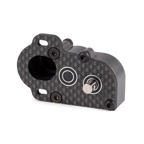 Ultralight Portal Transmission,48Pitch Tiny Gearbox,Machined Ultralight Portal Transmission Tiny Gearbox with Slipper Pad for 1/10 LCG Chassis Cheater Rigs Capra SCX10 III AR45 (Gray) - color: Gray
