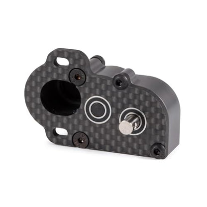 Ultralight Portal Transmission,48Pitch Tiny Gearbox,Machined Ultralight Portal Transmission Tiny Gearbox with Slipper Pad for 1/10 LCG Chassis Cheater Rigs Capra SCX10 III AR45 (Gray) - color: Gray