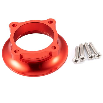 Metal Cooling Fan Cover Air Inlet Channel ESC Cooling Fan Heatsink for 1/10 RC Sakura D4 Drift Car Model Racing Car, Mounting Hole Distance 25mm (Red) - color: Red