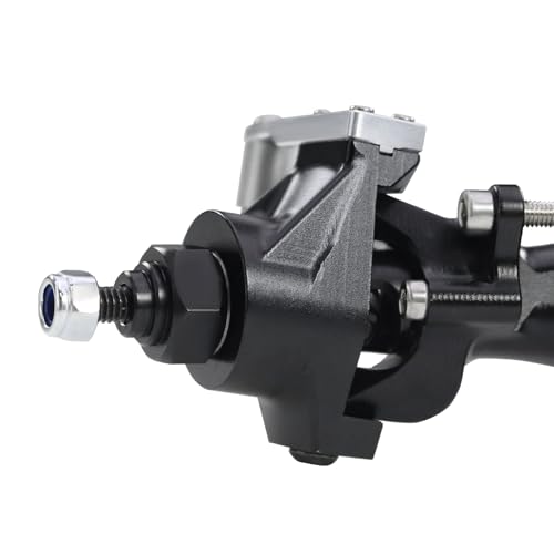 F10T Aluminum Front Rear Straight Axle Complete for 1/10 RC Crawler Axial SCX10 II Vanquish VS4-10 Phoenix F10T Upgrade Parts (Black Set) - color: Black Set