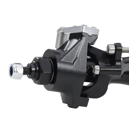 F10T Aluminum Front Rear Straight Axle Complete for 1/10 RC Crawler Axial SCX10 II Vanquish VS4-10 Phoenix F10T Upgrade Parts (Black Set) - color: Black Set