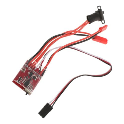 OUNONA 30a Rc Car Esc Brushed Motor Esc Reverse Brush Brake Dual Way Speed Controller for Rc Vehicles