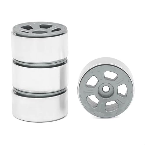 RC Car Assortment for Axial for SCX24 AX24 for FCX24 Enduro24 for TRX4M 1/24 1/18 RC Crawler Car 4Pcs 1.0in Metal Wheel Rims Upgrade Parts
