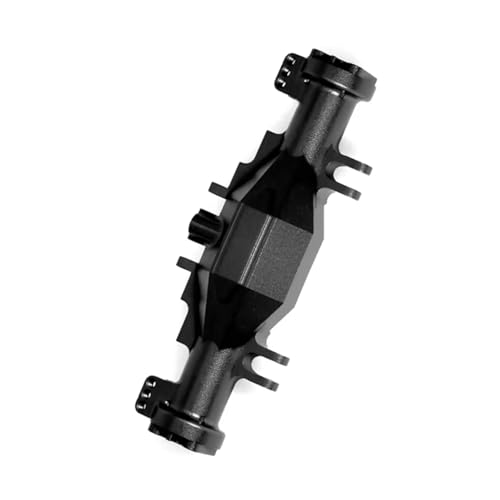 RC Spare Part Compatible with LOSI for Mini for LMT 4X4 1/18 Rc Monster Truck Upgrade Parts B05B-RC Quick Release Front Rear Axle Bridge Shell Kit(Black) - size: Black