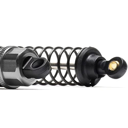 RC Shock Absorber Damper 130mm Oil Adjustable For RC Car 1/10 Crawler Truck HPI HSP Traxxas Losi Axial Tamiya Redcat Upgrade Part 4pcs/set(Titanium) - color: Titanium