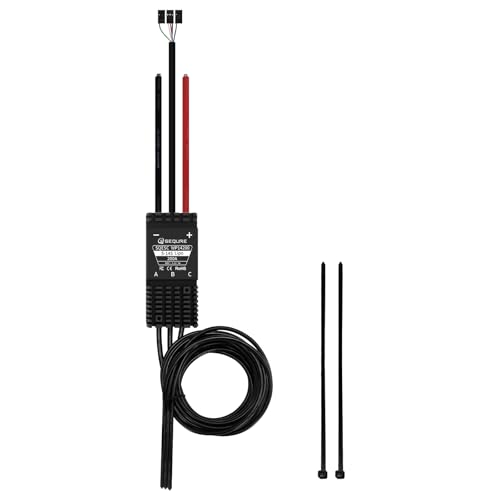 WP14200 IP68 Waterproof 200A Brushless ESC | AM32 Firmware, 5-14S, Built-in 5.2V 3A BEC for eFoil and Underwater Thruster, RC Crawler, Drone, Helicopters (B Version) - size: B