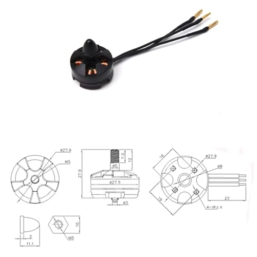 Readytosky MT2204 2300KV Brushless Motor 2-3S for RC QAV210 250 280 FPV Racing Drone Quadcopters(4PCS)