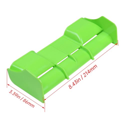 HobbyPark RC Car 1:8 Off Road Buggy Wing Body Spoiler High Down Force, Green - color: Green, size: 1/8 Scale