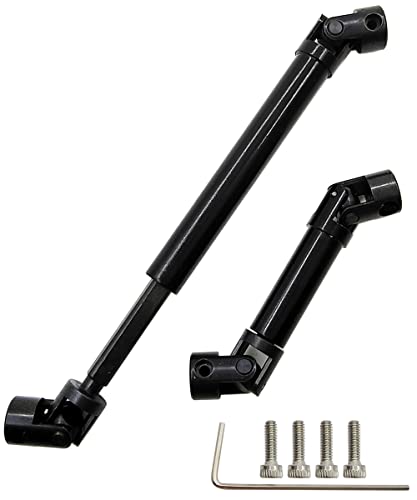 Steel RC Drive Shaft for 1/24 SCX24 Gladiator AXI00005 Axial Upgrade Parts | SCX24 Driveshaft Hardened Steel Upgrade Parts,High Strength,Wear Resistant,CNC machined - size: For SCX24 AXI00005