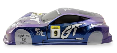 Preprinted PVC Body Shell for 1/10 On Road Racing Drift Car, No Cut, 1:10 Scale (GT Style, Color Changing) - style: GT Style, Color Changing
