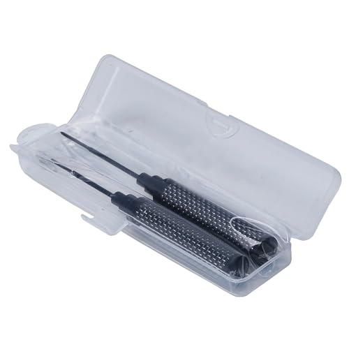 Carbon Fiber Handle Tool with High Speed Steel Screwdriver bit Set 2.0mm+ Phillips Screwdriver 3.0mm Hex Nut Driver for 1/30 Axial SCX30 Ford Bronco Jeep Wrangler JLU