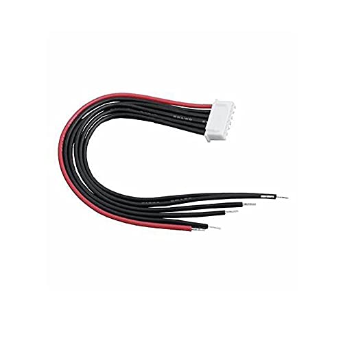 10pcs 5S 6 Pins Balance Cable Extension RC Lipo JST-XH Connector Male Plug Adapter with 15cm 22awg Silicone Cable (5S 6Pins)