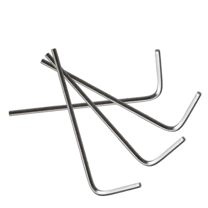 100Pcs 1.5mm Allen Wrench L-Shaped Hex Key Wrench Set, Metric Hexagon Head Replacement Tool for Furniture and Bike Repair - size: 1.5mm