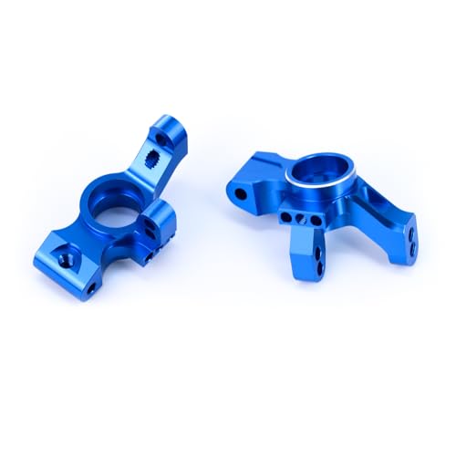 Aluminum C-Hubs & Front Rear Knuckle Arm Upgrades for 1/10 4-Tec 3.0 C8 93054–4 (Blue) - color: Blue