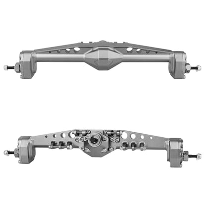 Full CNC Machined F9 Offset Portal Front Rear Axle with Adjustable Link Mount for 1/10 RC Crawler Capra Gmade R1 Rock Buggy LCG Cheater Rigs 1.9 UTB Shafty (Titanium) - color: Titanium