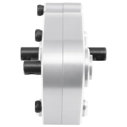 Metal Transfer Case Gearbox Transmission Gearbox Compatible with MN128 MN86 MN86K MN86S MN86KS 4WD G500 1/12 RC Crawler Car Upgrade Part (Silver) - color: Silver
