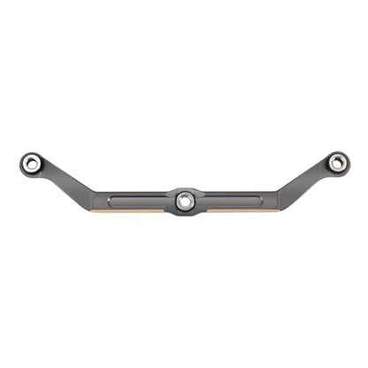 INJORA Brass Steering Link for 1/18 RC Crawler TRX4M Upgrade, 12g (Grey) - color: Grey