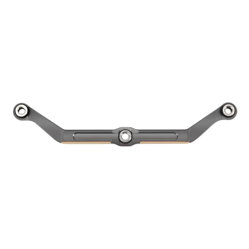 INJORA Brass Steering Link for 1/18 RC Crawler TRX4M Upgrade, 12g (Grey) - color: Grey