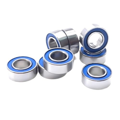 MR84RS Bearing 10PCS 4x8x3 mm Electric RC Car Truck MR84 RS 2RS Ball Bearings MR84-2RS Blue Sealed(695RS 5x13x4) - size: 695RS 5x13x4