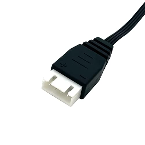 2 Pack 11.1V Lipo Battery Charger Cable,3S 2A LIPO Battery USB Charger Cables with XH-4P Plug Connector for Airsoft RC Car Drone Boats (3S/11.1V)