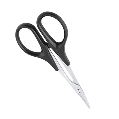RC Body Reamer & Scissors Set – 0-14mm Hole Puncher with Curved/Straight Tips for Polycarbonate Shells (Lexan Trimming Tools with Sleeve)