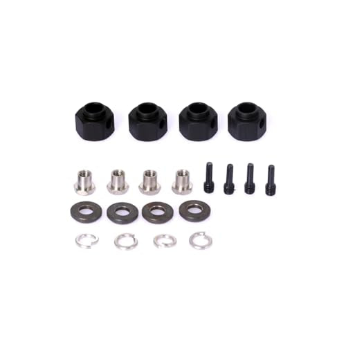 LCX 1/10th RC Crawler Car Aluminum Wheel Hex Hubs Drive Adapter for TRX4 TRX6, Upgrades Parts Accessories (8mm / 0.31 in)