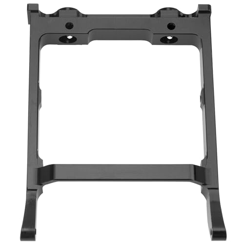 Aluminum Alloy Front Bumper Mount Compatible with MN MN128 MN86 MN86S MN86K MN86KS 1/12 RC Crawler Upgrade Parts (Black) - color: Black