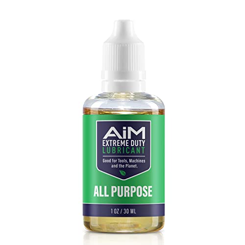 Planet Safe AIM Extreme Duty Lubricant 1oz- Made in The USA. Non-Toxic, Odorless, Multi-Purpose for Home, Garage, Doors, Hinges, Gym Equipment - Penetrates, Cleans, Lubricates, Protects, 3 in 1 Oil - size: AiM | 1oz | All Purpose