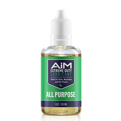 Planet Safe AIM Extreme Duty Lubricant 1oz- Made in The USA. Non-Toxic, Odorless, Multi-Purpose for Home, Garage, Doors, Hinges, Gym Equipment - Penetrates, Cleans, Lubricates, Protects, 3 in 1 Oil - size: AiM | 1oz | All Purpose
