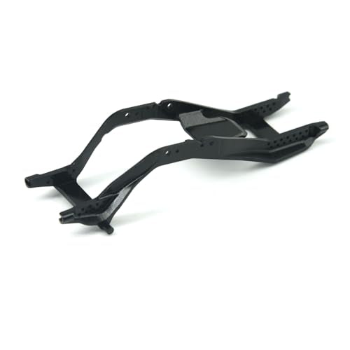 Aluminum Chassis Kit for Axial SCX30, 1/30 Scale RC Crawler Upgrade Parts, Black (Black) - color: Black