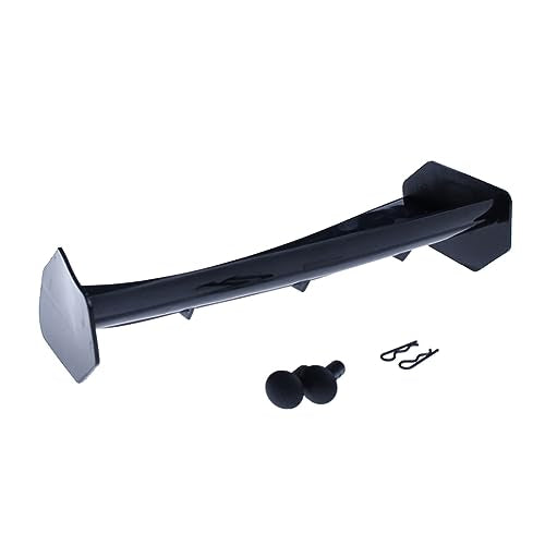 Nylon Crash-Proof Rear Wing Set Tail Wing Spoiler Black for 1/5 Scale Rc Car HPI ROFUN BAHA ROVAN KM Baja 5B SS Buggy Truck Parts