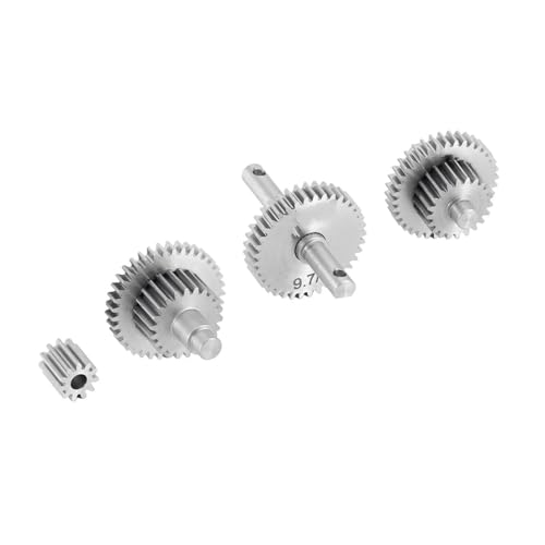 RC Upgrade Accessories for TRX4M 1/18 4M-36 Stainless Steel Overdrive Underdrive Transmission Gear Pinion Set RC Crawler Car Upgrade Accessories RC Car Parts(Overdrive Gear) - size: Overdrive Gear