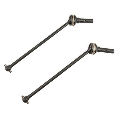 Steel Front Rear CVD Driveshaft Set for 1/8 Sledge 4WD Truck (Black) | Hardened Steel,Universal CVD,95076-4,9550 9554 9557,Monster Truck,Upgrade Parts,High Strength,Wear Resistant