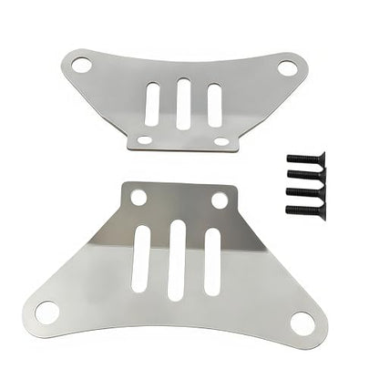 Stainless Steel Bumper Skid Plate Guard for Tamiya TT-02 1/10 RC Car | Front Rear,Upgrade Parts,Precision Fit,High Strength,Wear Resistant,Corrosion Resistant,Easy Installation