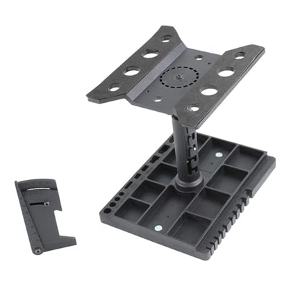 RC Stand Rotatable Workstation Adjustable Repair Stand Repair Tray Platform PP Material Rotation Feature Suitable for RC Car Truck Work