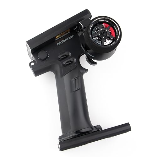 Flysky Noble NB4+ 2.4GHz 8CH Radio TX, RC Transmitter with FGR4B RC Receiver, AFHDS 3 Protocol - Remote Controller, Surface Radio TX with Receiver for RC Cars, RC Boats (HELIDIRECT)
