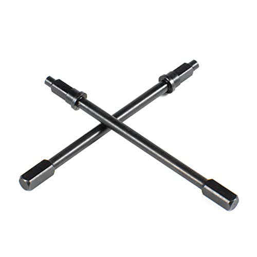 UTB18 RC Front & Rear Drive Shaft CVD Axle for Axial RC Crawler 1/18 UTB18 Capra Unlimited Trail Buggy RTR Upgrade Part (2pcs Rear Drive Axles) - color: 2pcs Rear Drive Axles